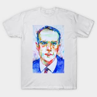 BORIS VIAN watercolor and ink portrait T-Shirt